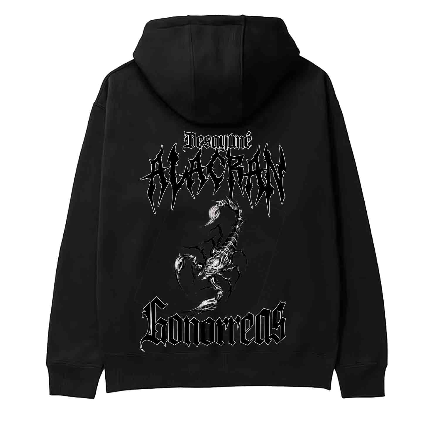 Desayuné alacrán, gonorreas.