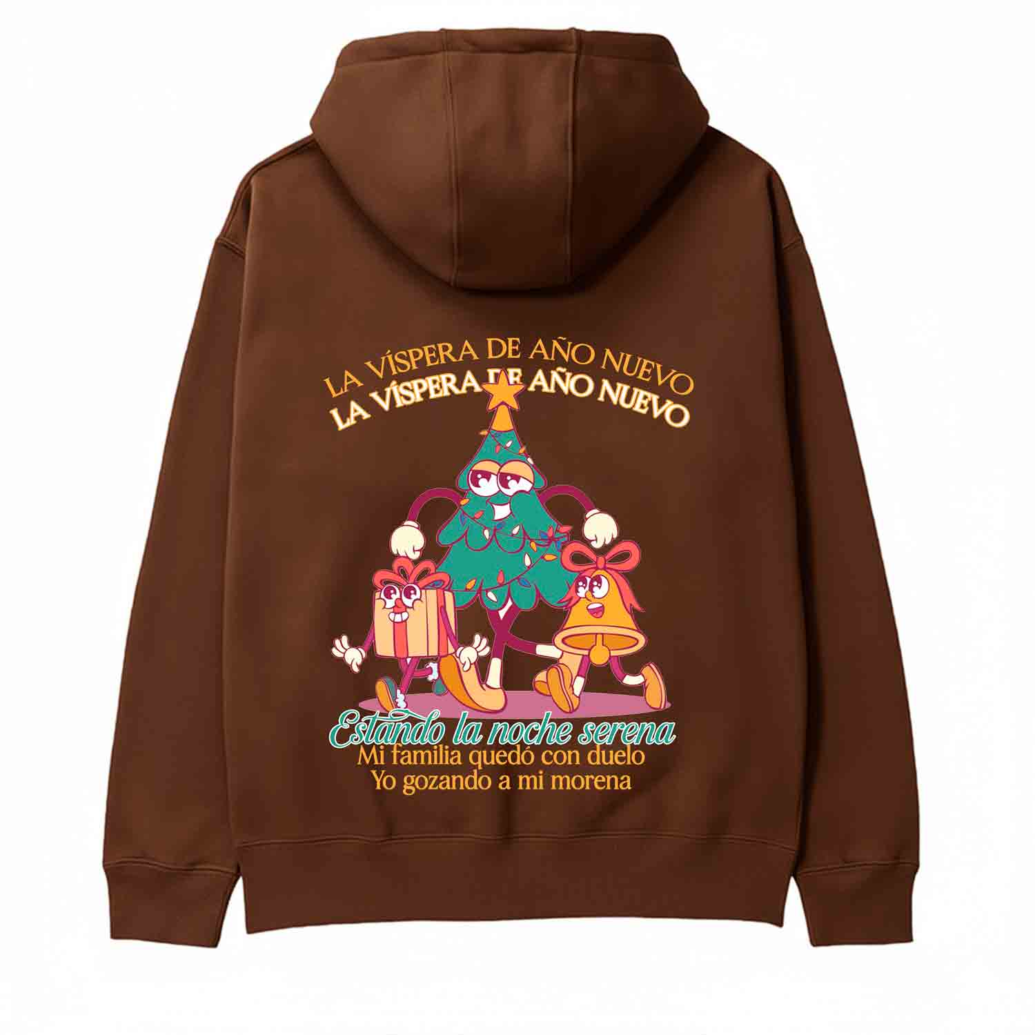 LA VÍSPERA DE AÑO NUEVO, ESTANDO LA NOCHE SERENA, MI FAMILIA QUEDÓ CON DUELO Y YO GOZANDO A MI MORENA.