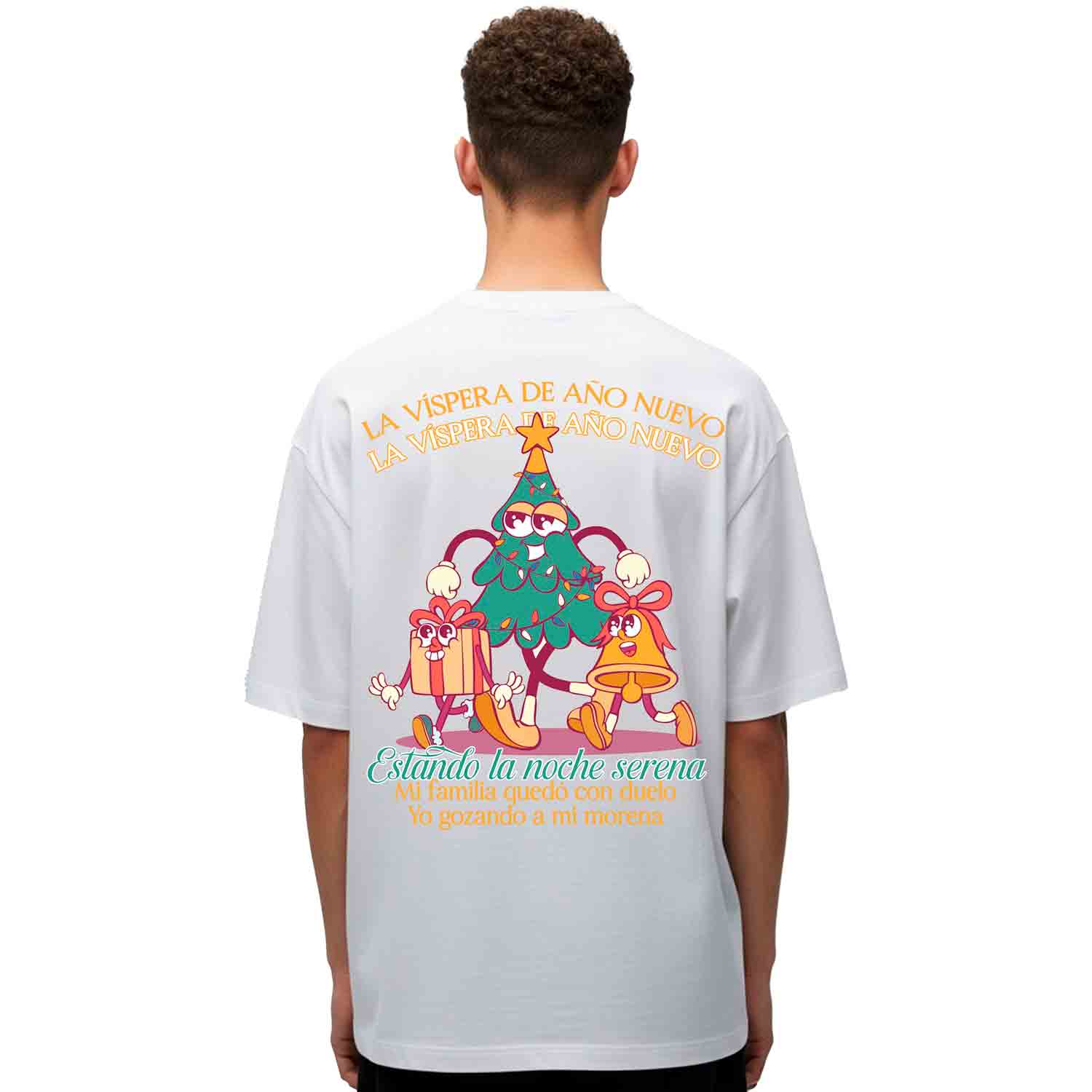 LA VÍSPERA DE AÑO NUEVO, ESTANDO LA NOCHE SERENA, MI FAMILIA QUEDÓ CON DUELO Y YO GOZANDO A MI MORENA.