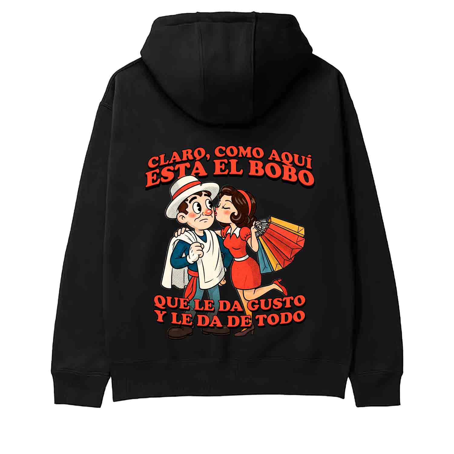 CLARO, COMO AQUÍ ESTÁ EL BOBO QUE SE LA AGUANTA Y LE DA DE TODO.