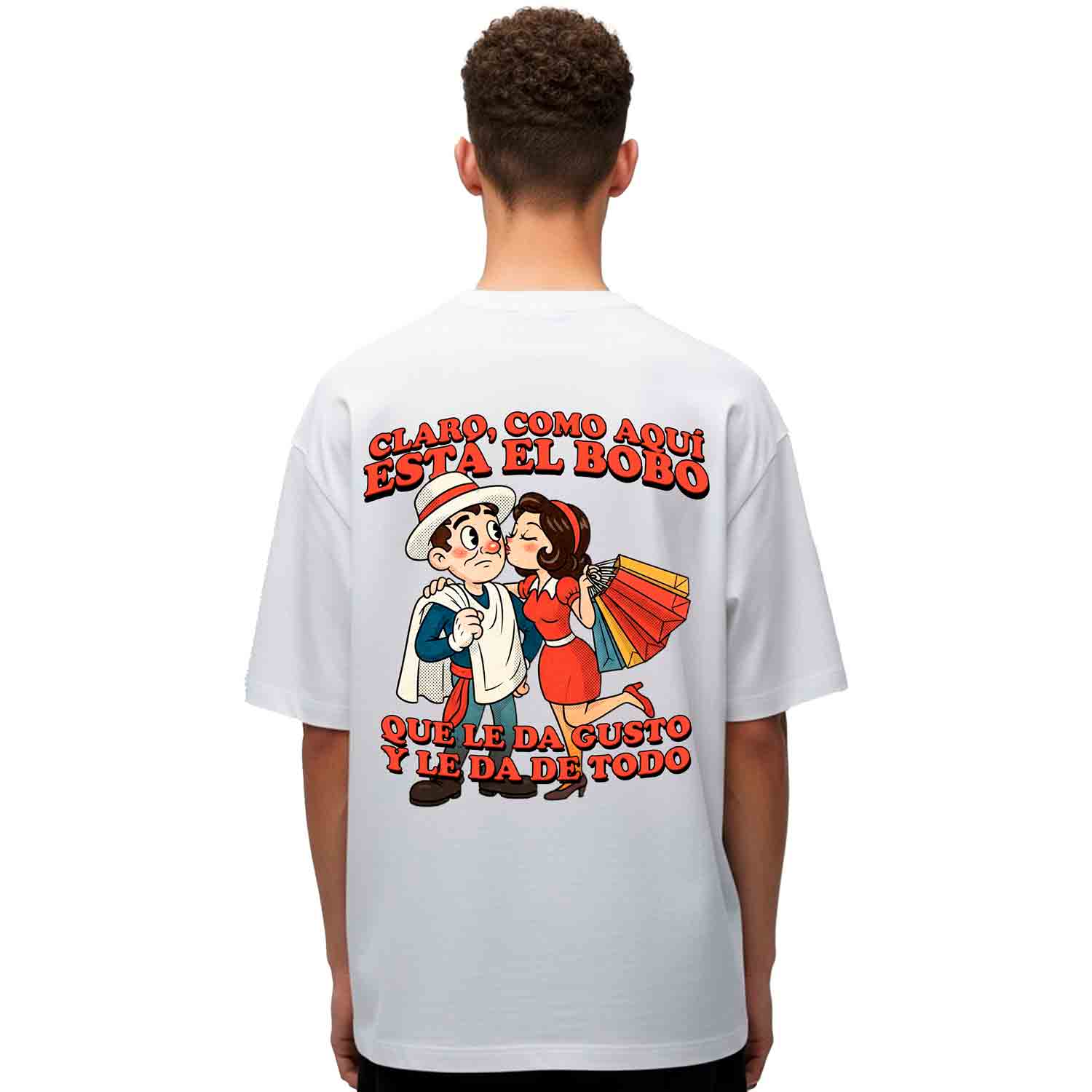 CLARO, COMO AQUÍ ESTÁ EL BOBO QUE SE LA AGUANTA Y LE DA DE TODO.