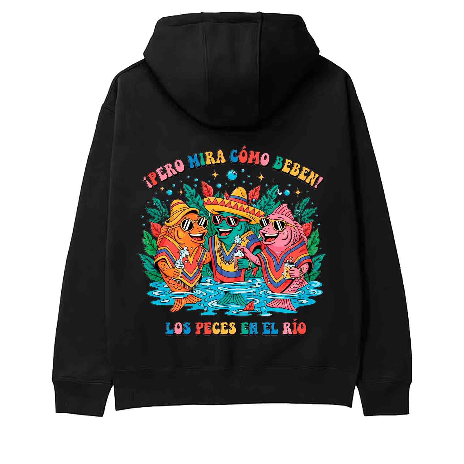 PERO MIRA CÓMO BEBEN LOS PECES EN EL RÍO.