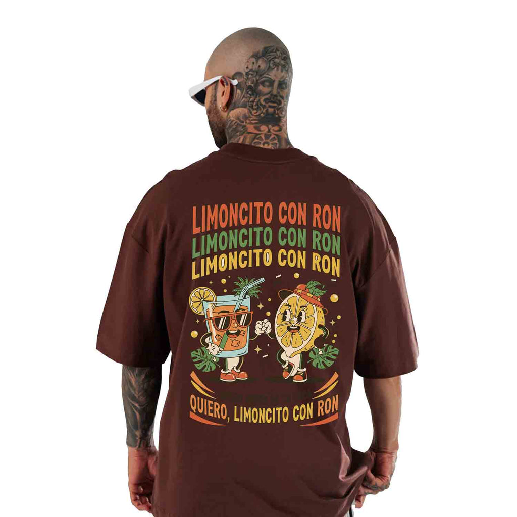 LIMONCITO CON RON, QUIERO BEBER DE TU BOCA, QUIERO UN LIMONCITO CON RON.