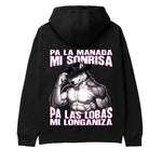 PA LA MANADA MI SONRISA PA LAS LOBAS MI LONGANIZA