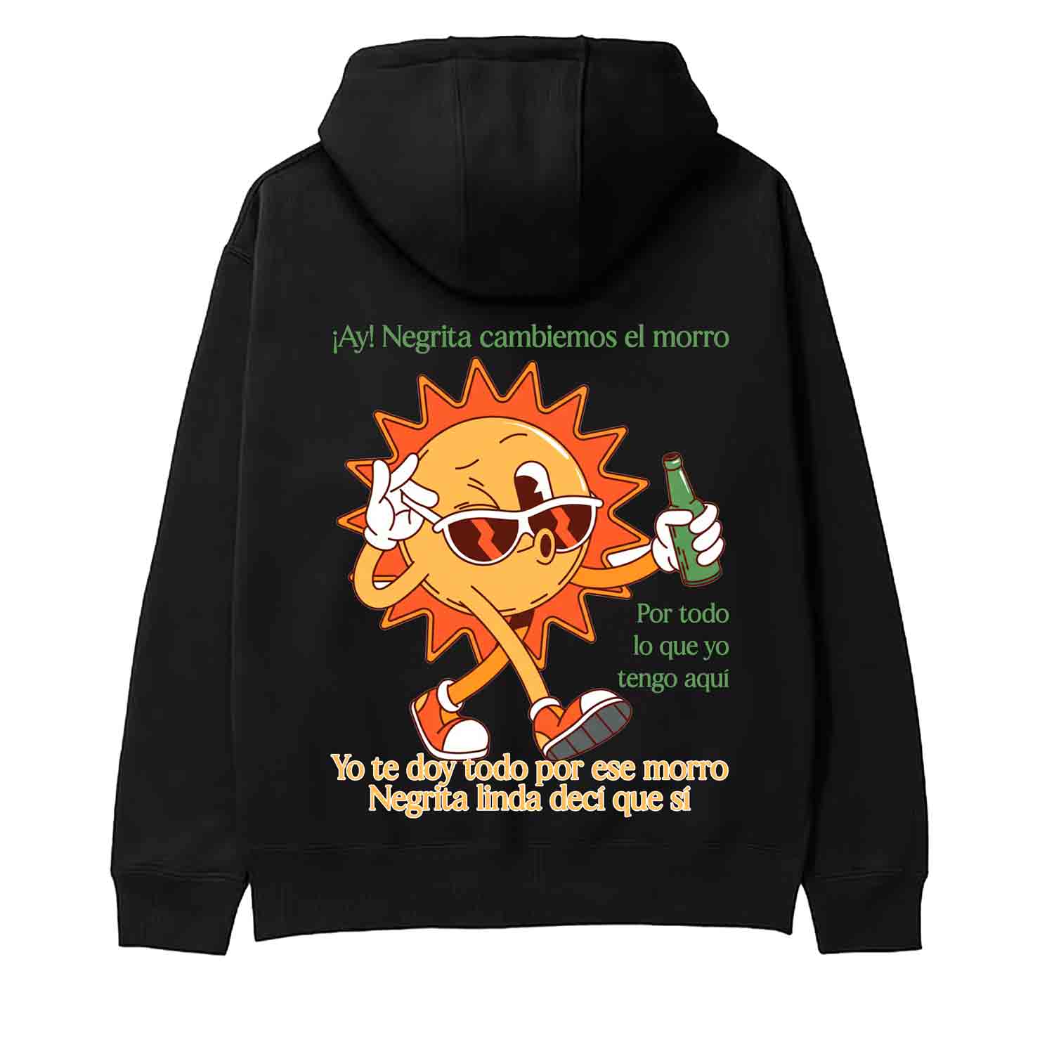 AY NEGRITA, CAMBIEMOS EL MORRO POR TODO LO QUE YO TENGO AQUÍ.