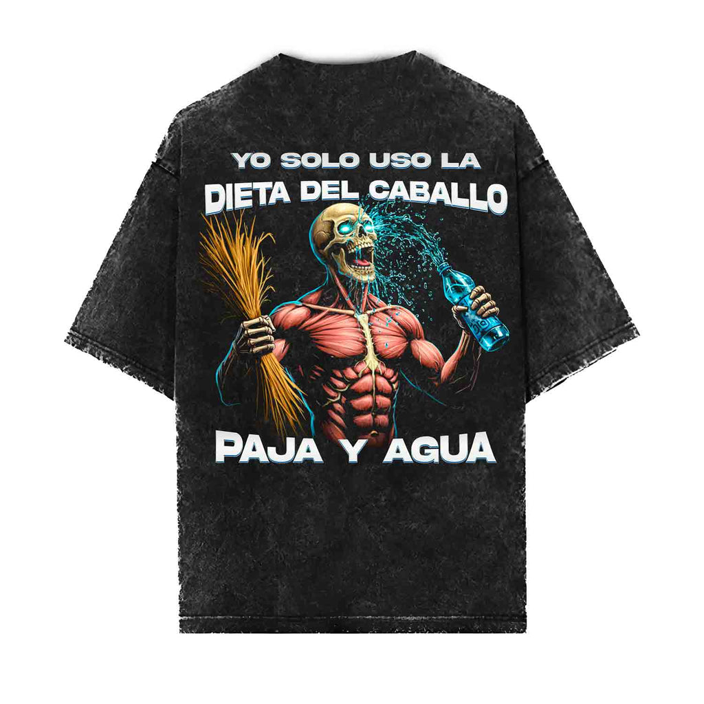 yo solo uso la dieta del caballo paja y agua