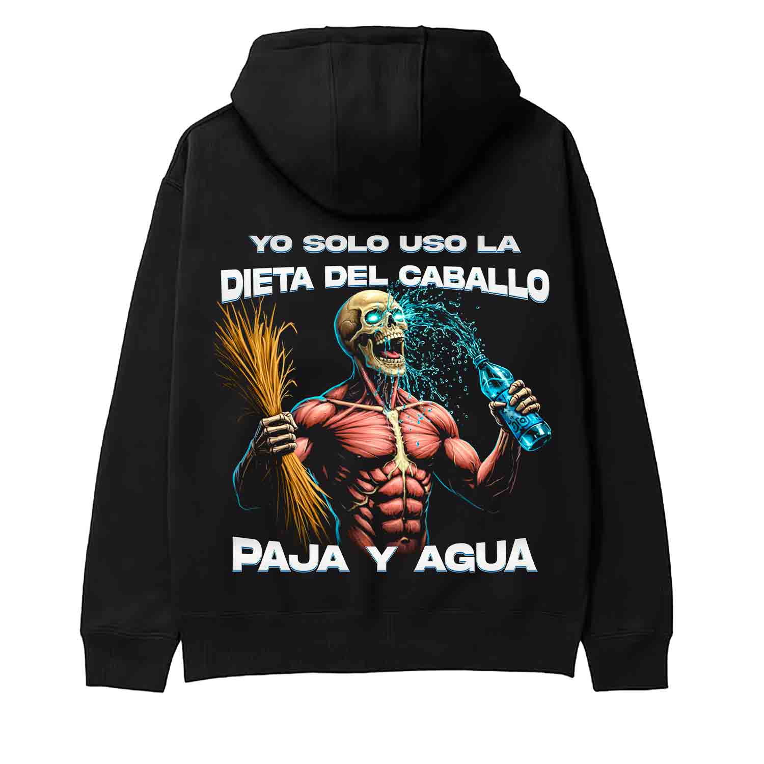 yo solo uso la dieta del caballo paja y agua