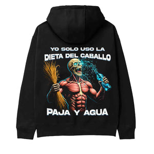 yo solo uso la dieta del caballo paja y agua