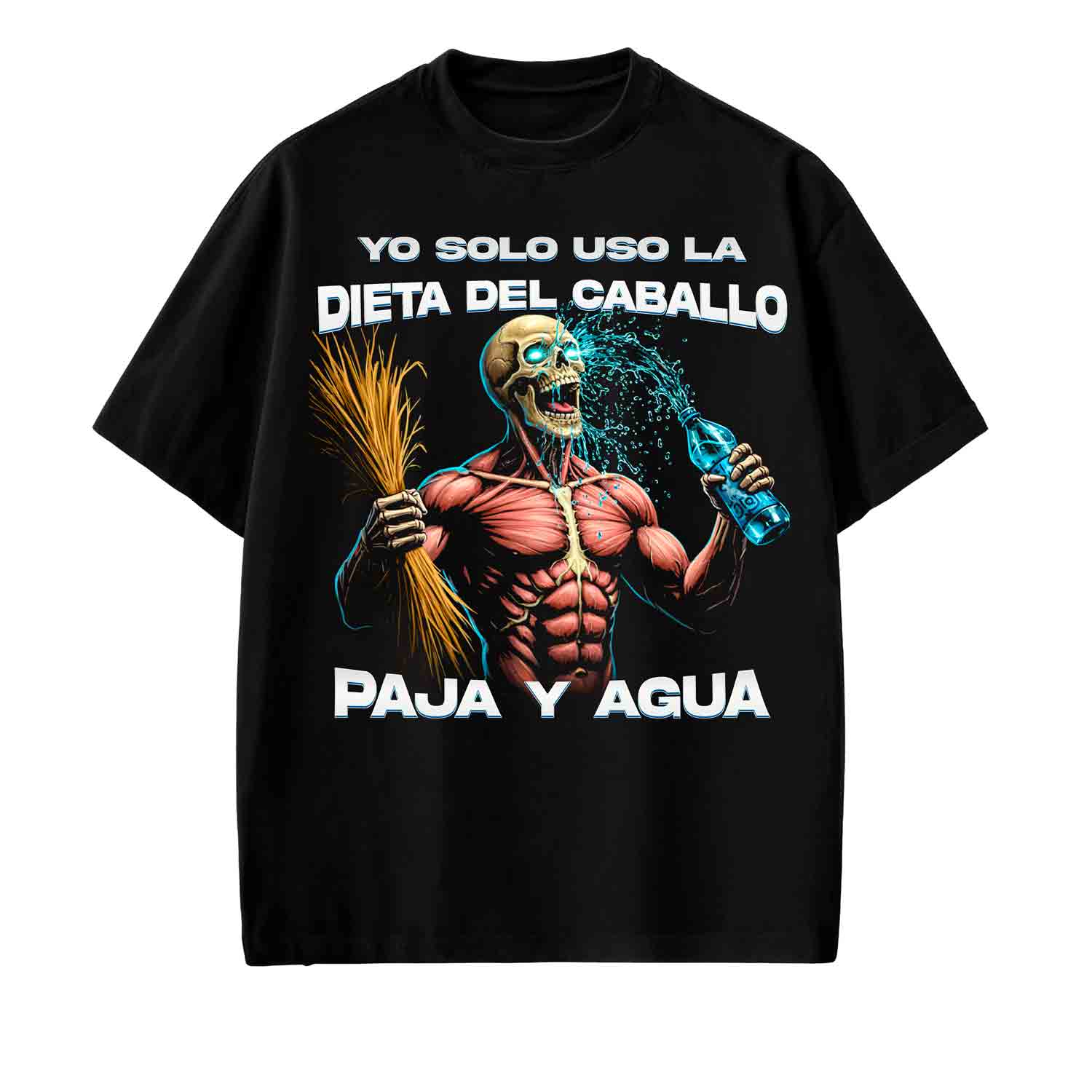 yo solo uso la dieta del caballo paja y agua