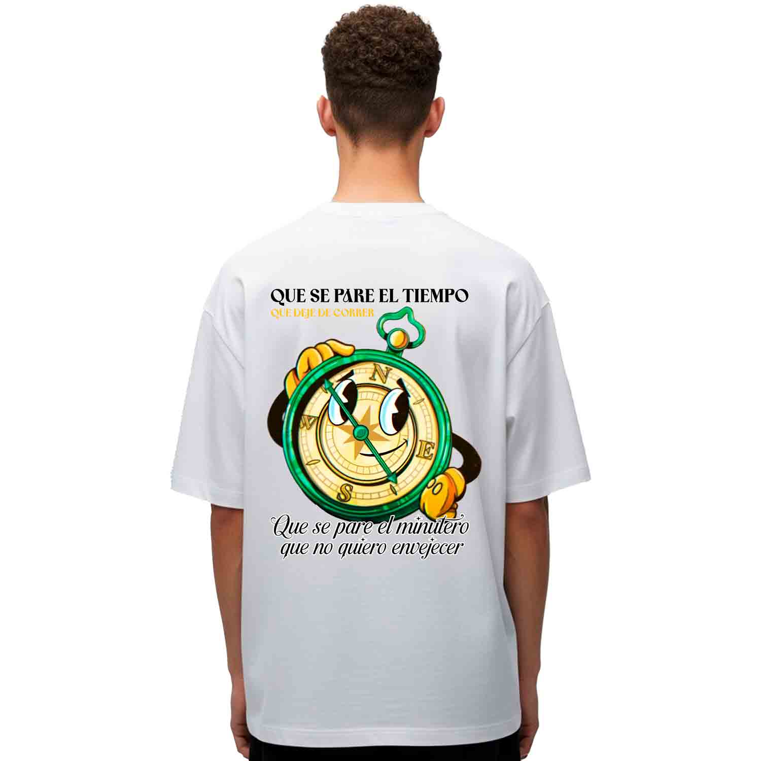 QUE SE PARE EL TIEMPO, QUE DEJE DE CORRER. QUE SE PARE EL MINUTERO, QUE NO QUIERO ENVEJECER.