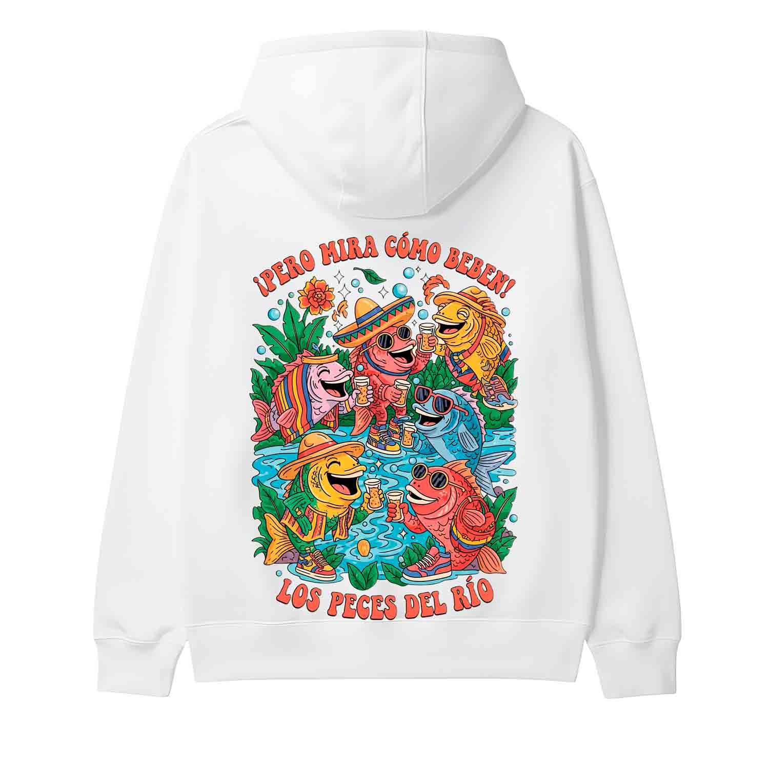 PERO MIRA CÓMO BEBEN LOS PECES EN EL RÍO.