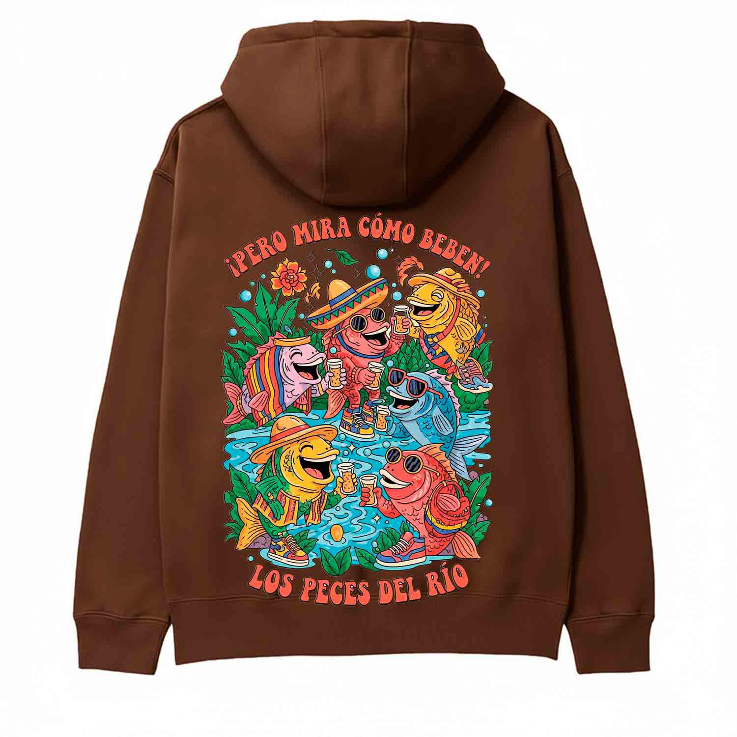 PERO MIRA CÓMO BEBEN LOS PECES EN EL RÍO.