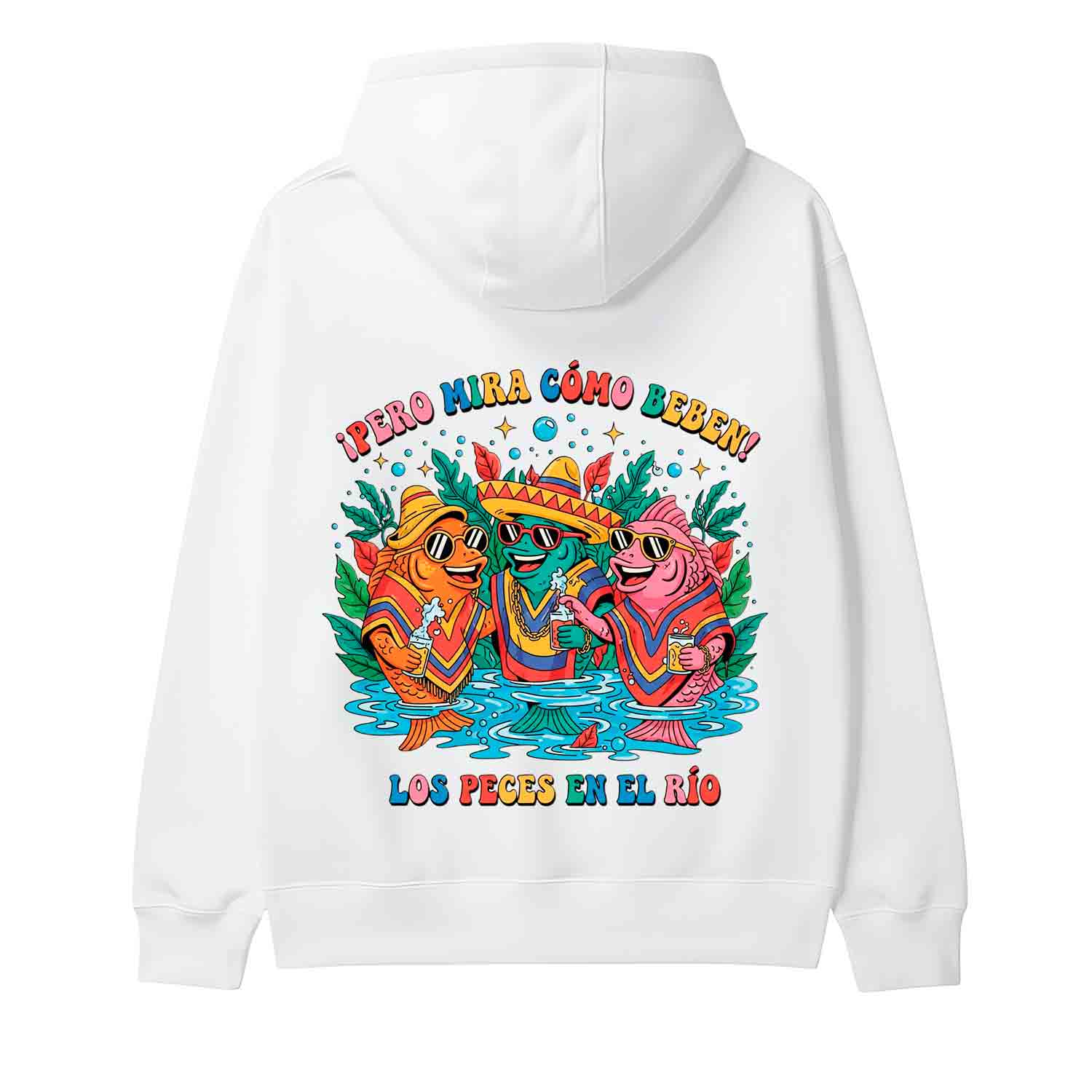 PERO MIRA CÓMO BEBEN LOS PECES EN EL RÍO.